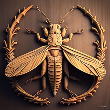 3D модель Oedemera croceicollis (STL)